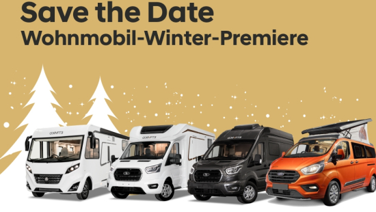 Wohnmobil -Winter-Premiere